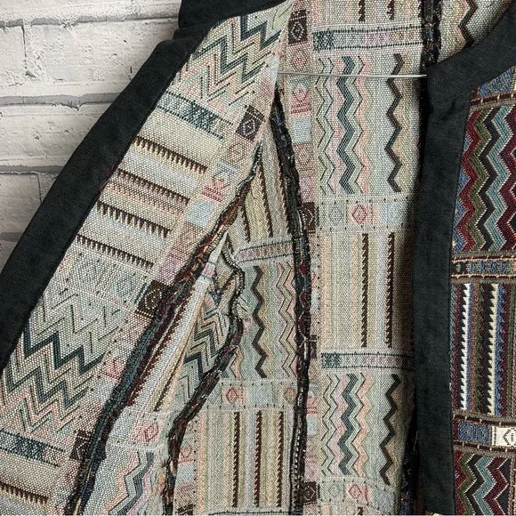 012 - Vintage Tapestry Embroidered Jacket 12/14 - Picture 4 of 5